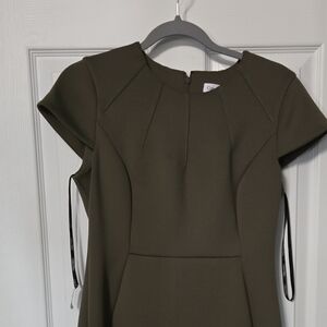 Calvin Klein Olive Green Dress